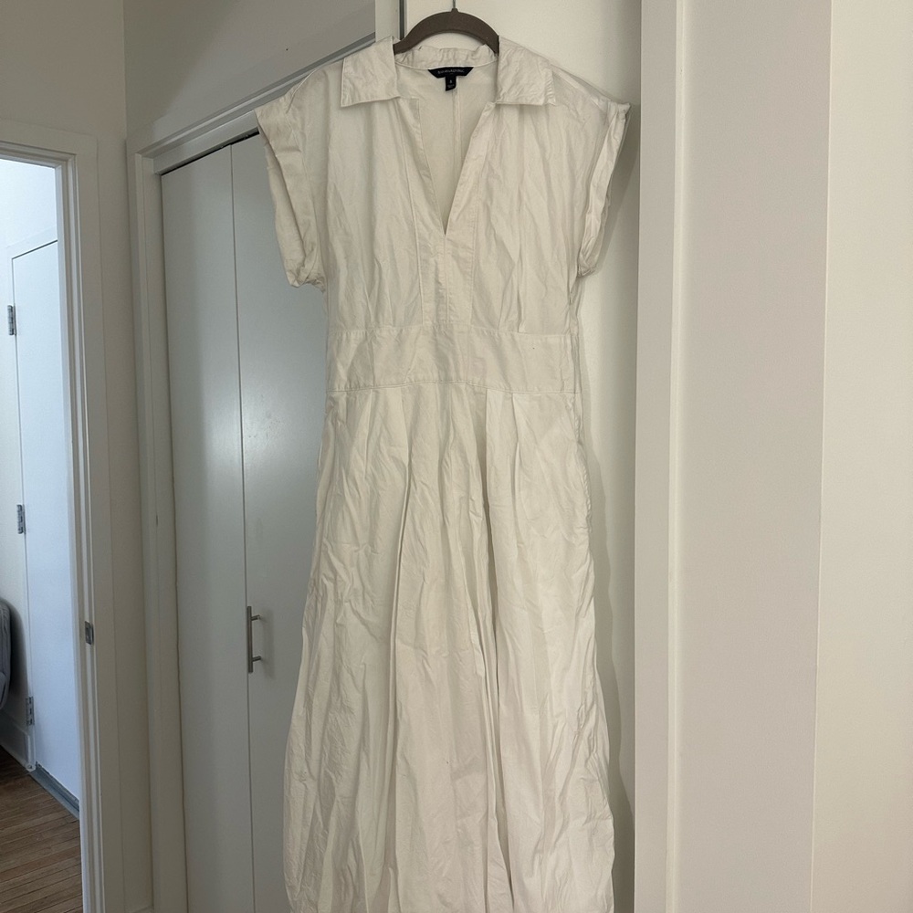 Banana Republic Factory Band Waist Midi Dress